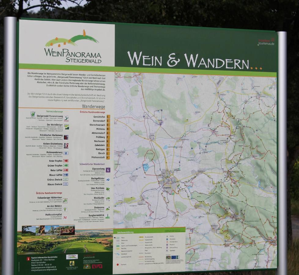 Ferienwohnung Forellenhof Oberschwarzach Exteriér fotografie